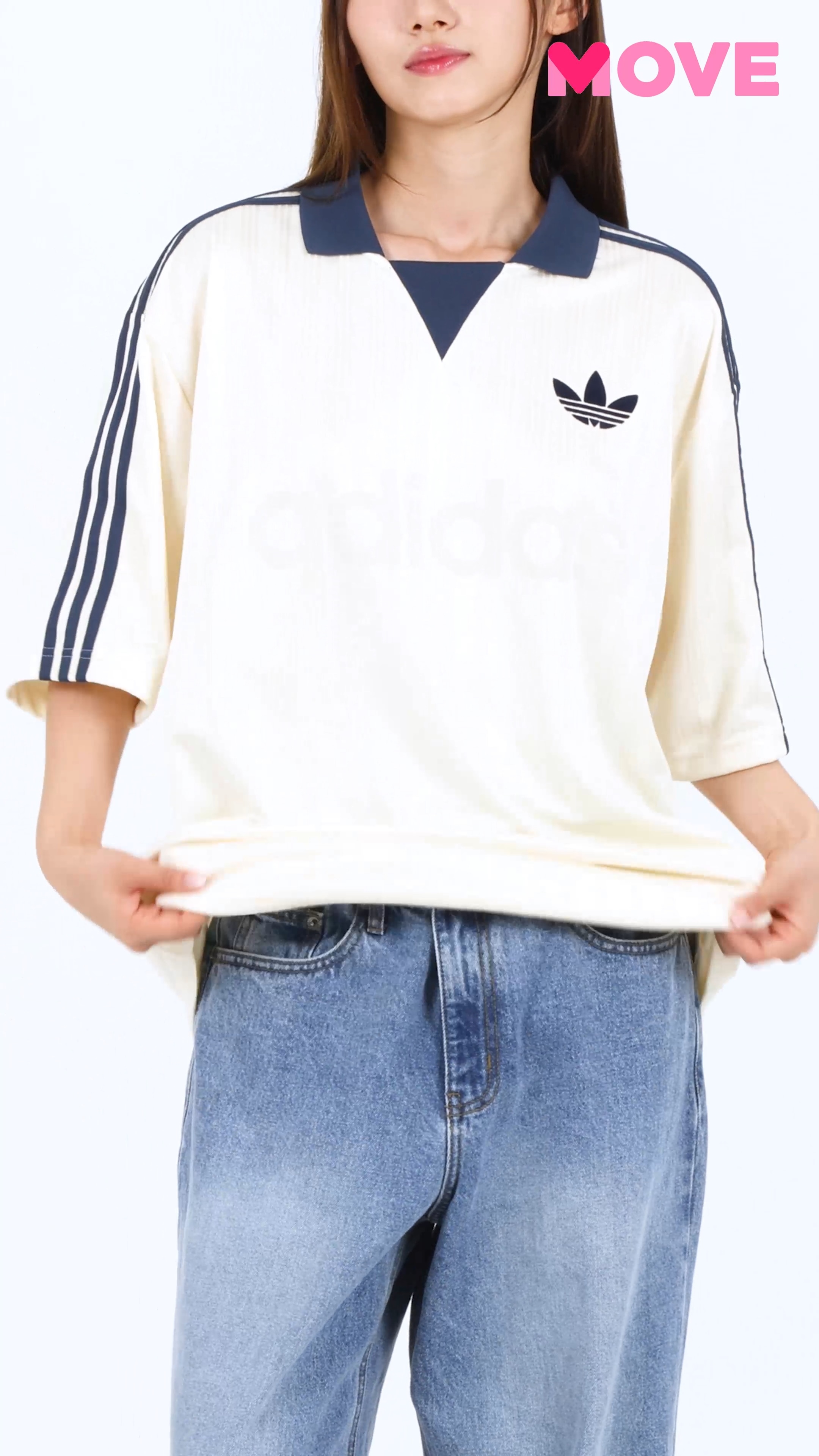 Qoo10 adidas 襟付きゴーリートップ 無地 半袖 ボタン